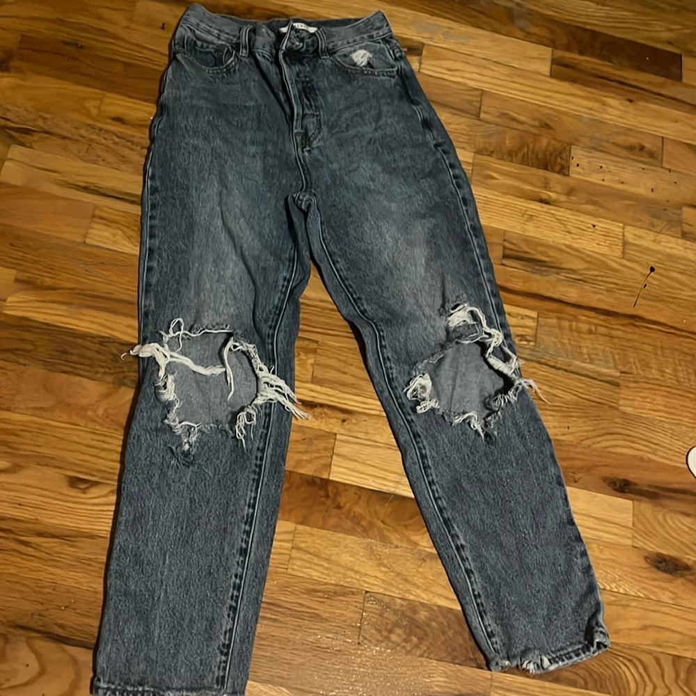 Pacsun straight leg distressed jeans